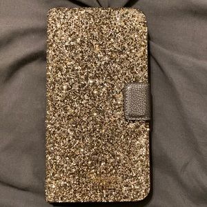 Kate Spade sparkly crystal Phone Case iPhone 7plus excellent condition